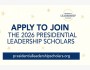 Полностью финансируемая Президентская программа стипендий 2026 (The 2026 Presidential Leadership Scholars)