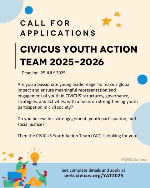 Молодежная инициативная группа CIVICUS 2025-2026