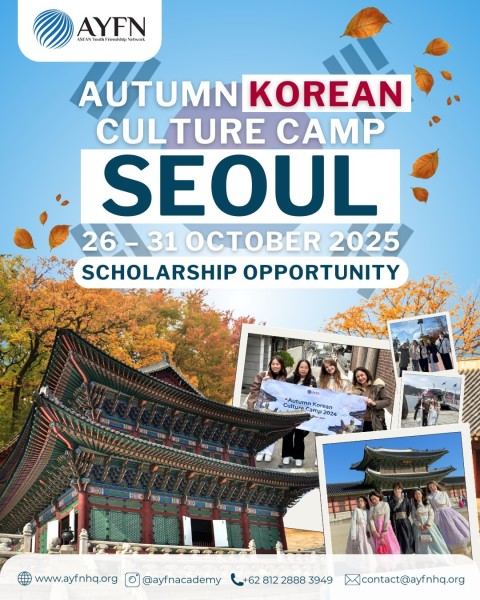 Осенний лагерь корейской культуры в Сеуле 2025 | AYFN Teen Program 2025 to Japan