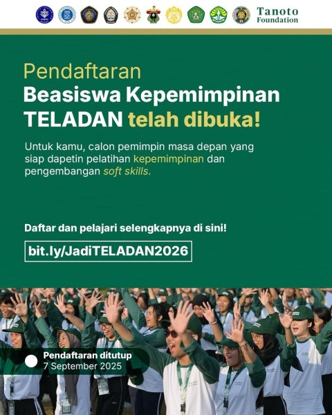 Стипендия TELADAN 2026 от Фонда Tanoto