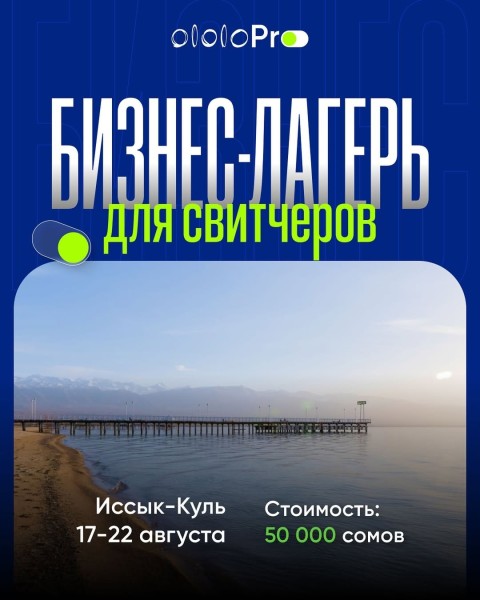 Выездной бизнес-лагерь на Иссык-Куле для свитчеров!