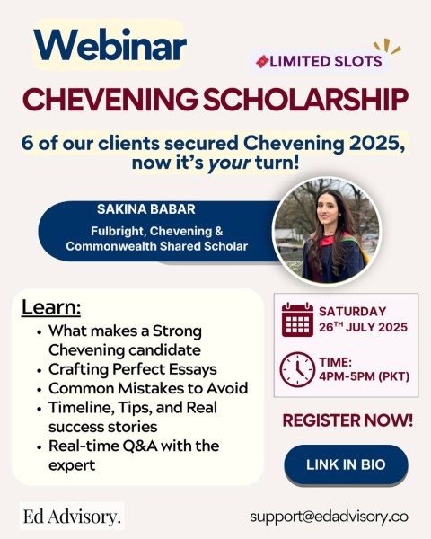 Вебинар Chevening 2025 ‒ как составить успешную заявку и поступить на стипендию