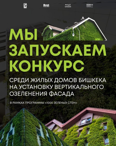 Конкурс на установку вертикального озеленения для владельцев жилых домов