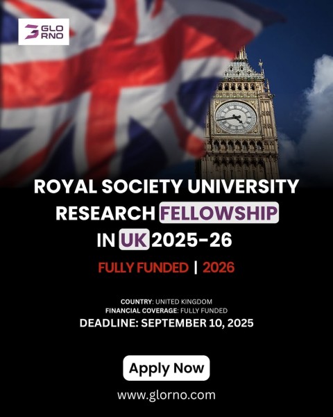 Программа стипендий Royal Society University Research Fellowship 2025-2026