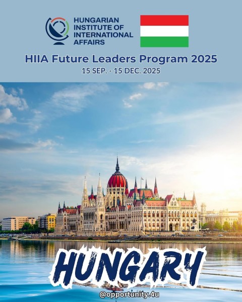 HIIA Future Leaders Program 2025 в Венгрии