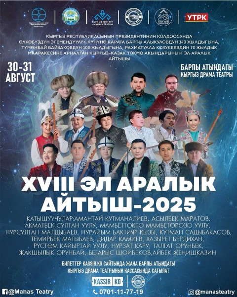 XVIII Международный фестиваль кыргызско-казахских поэтов