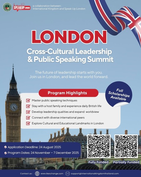 Прием заявок на London Cross-Cultural Leadership & Public Speaking Summit 2025