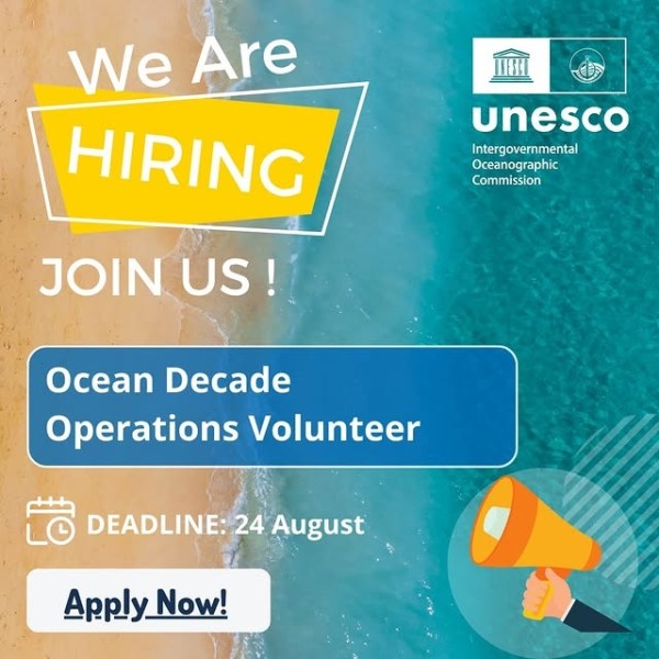 Программа волонтерства Hiring Ocean Decade Operations Volunteer 2025