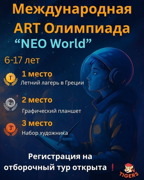  Международная олимпиада по искусству «TIGERS»