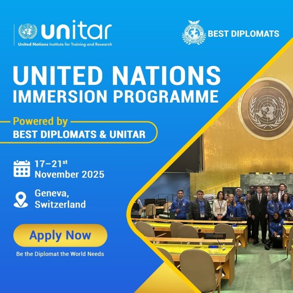 Программа UNITAR – Best Diplomats UN Immersion Programme в Женеве