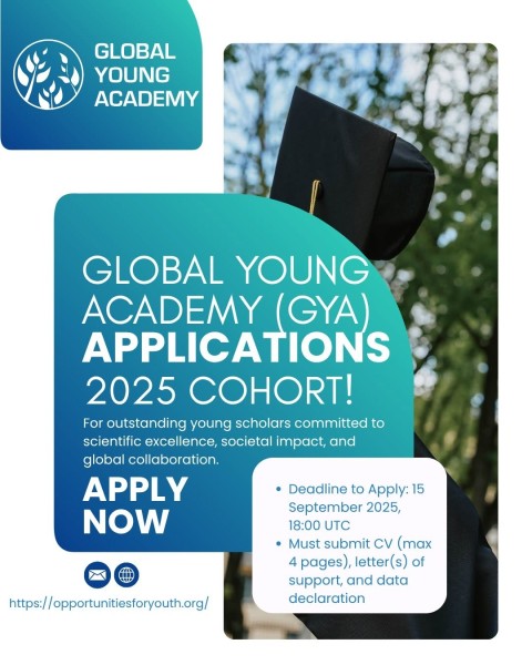 Прием заявок в The Global Young Academy
