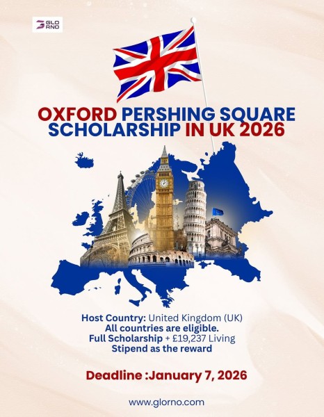 Программа стипендий Oxford Pershing Square 2026 в США