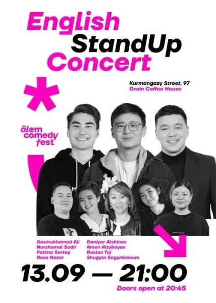 Stand Up: English StandUp Concert┃Алматы 13.09.2025