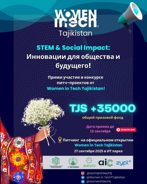 Women in Tech Tajikistan — конкурс питч-проектов
