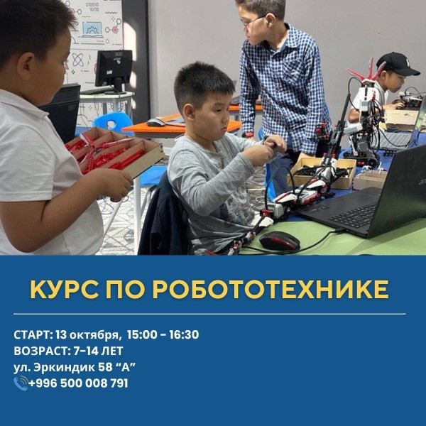 Курс по робототехнике для детей в рамках STEAM-школы