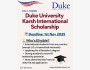 Программа стипендий Duke University Karsh International Scholarship 2025/26 в США