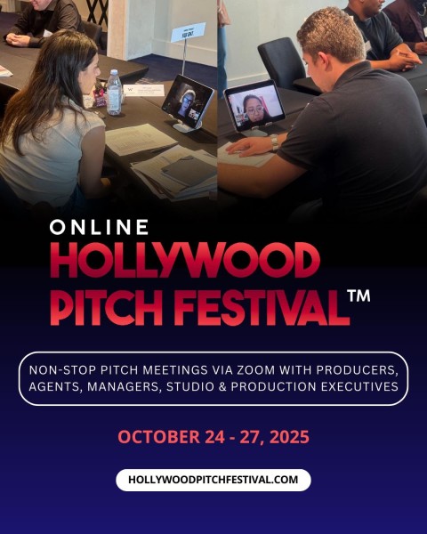 Возможность представить свои сценарии The Online Hollywood Pitch Festival