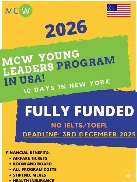 Программа MCW Young Leaders Fellowship 2026 в США