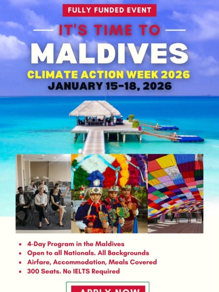 Неделя борьбы с изменением климата на Мальдивах в 2026 году