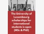 Стипендии Университета Люксембурга 2026–27
