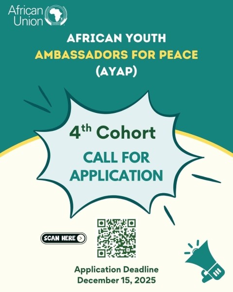 Программа 4th Cohort of African Youth Ambassadors for Peace 2026