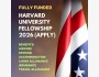 Программа Harvard University Fellowship 2026 в США