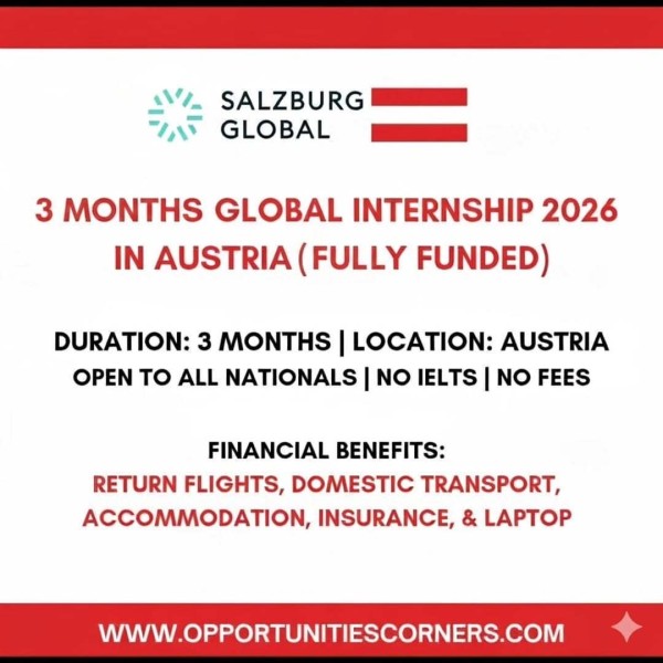 Программа стажировок Salzburg Global Seminar Internship 2026 в Австрии