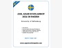Программа стипендий Axel Adler Scholarship 2026 в Швеции