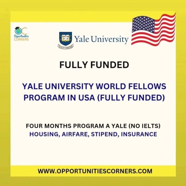 Программа Yale University Fellows Program 2026 в США