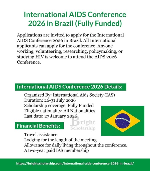 Программа International AIDS Conference 2026 в Бразилии
