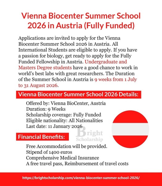 Программа Vienna Biocenter Summer School 2026 в Австрии