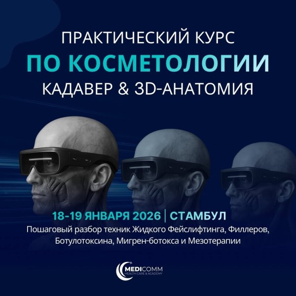 Международный практический курс по косметологии на Кадавре + 3D-Анатомия | Стамбул 