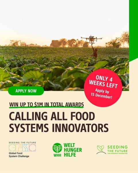 Конкурс Seeding The Future Global Food System Challenge 2025