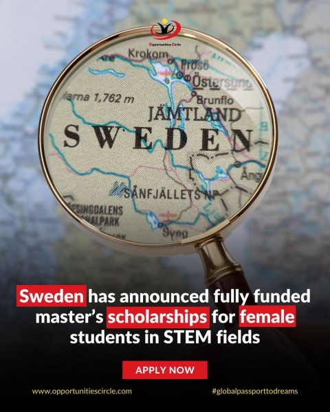 Программа стипендий SI Pioneering Women in STEM Scholarship 2026 в Швеции