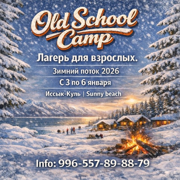 Зимний лагерь для взрослых на Иссык-Куле 2026