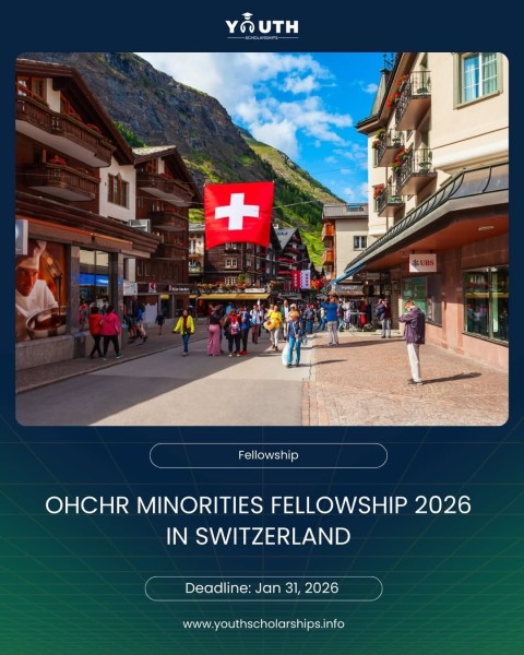 Программа стипендий в Швейцарии |  OHCHR Minorities Fellowship 2026 in Switzerland!