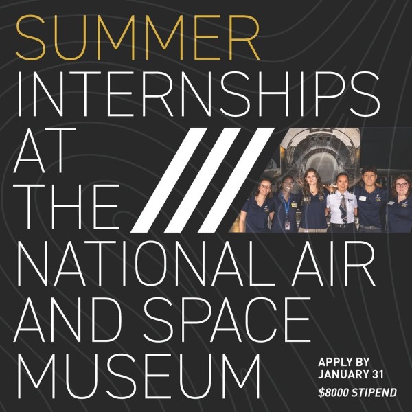 Программа стажировок National Air and Space Museum Internship 2026 в США