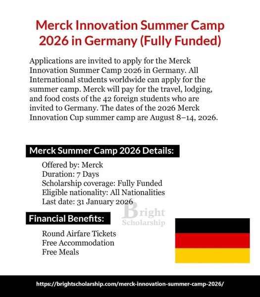 Программа Merck Innovation Summer Camp 2026 в Германии