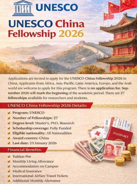 Программа UNESCO China Fellowship 2026