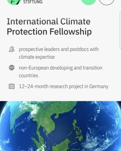 Программа International Climate Protection Fellowship 2026
