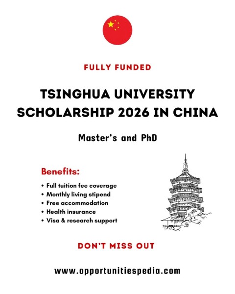 Программа стипендий Tsinghua University Scholarships 2026 в Китае