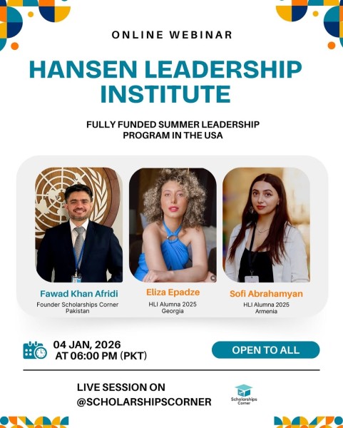 Вебинар о программе Hansen Leadership Institute (HLI) 2026 в США