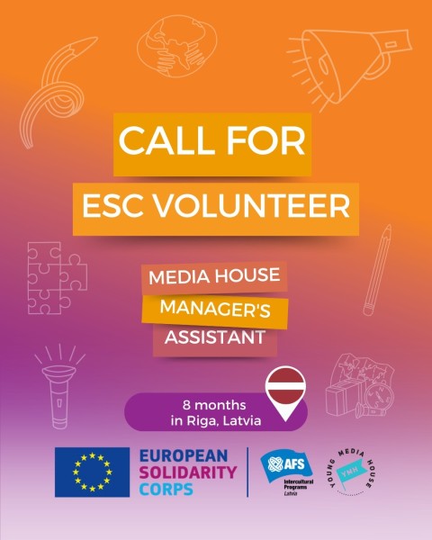 Набор в команду волонтеров в Латвии 2026