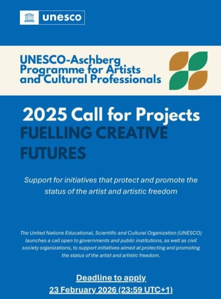 Конкурс UNESCO‑Aschberg Programme for Artists and Cultural Professionals