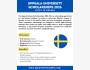 Программа стипендий Uppsala University Scholarships 2026 в Швеции