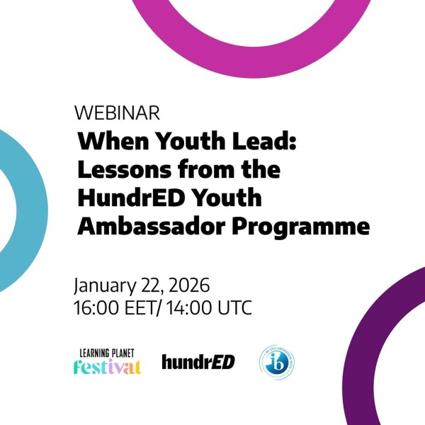 Вебинар: «When Youth Lead: Lessons from the HundED Youth Ambassador Programme»
