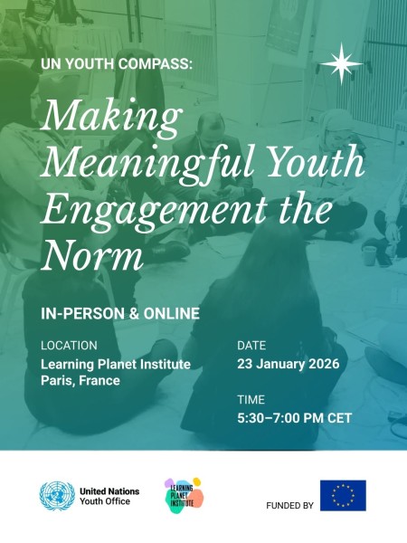 Интерактивная сессия, организованная совместно Управлением ООН по делам молодежи и Институтом «Learning Planet» при поддержке Европейского союза