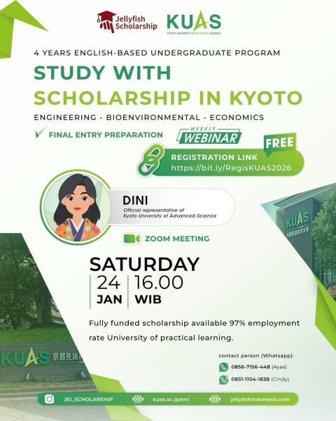 Вебинар: «Как поступить в Киотский университет передовых наук (KUAS)»