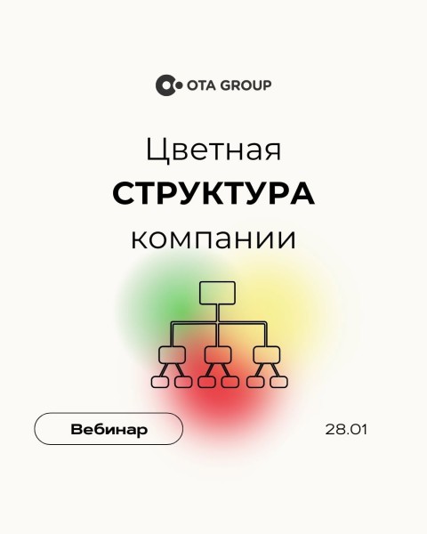 Вебинар: «Цветная структура компании»