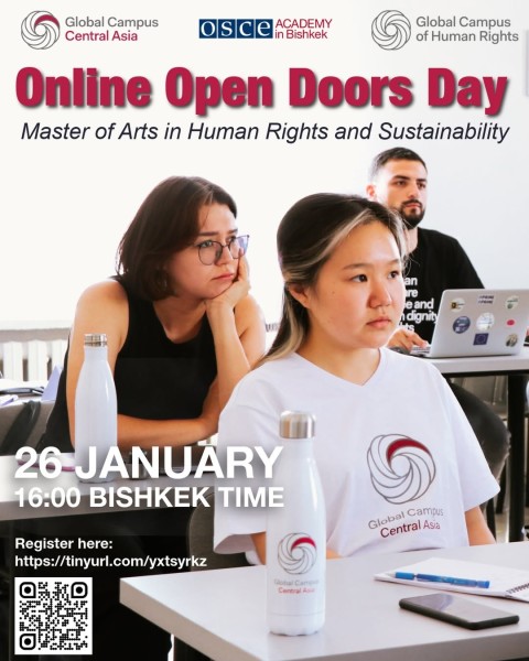 Онлайн День открытых дверей для программы Human Rights & Sustainability (MAHRS)
